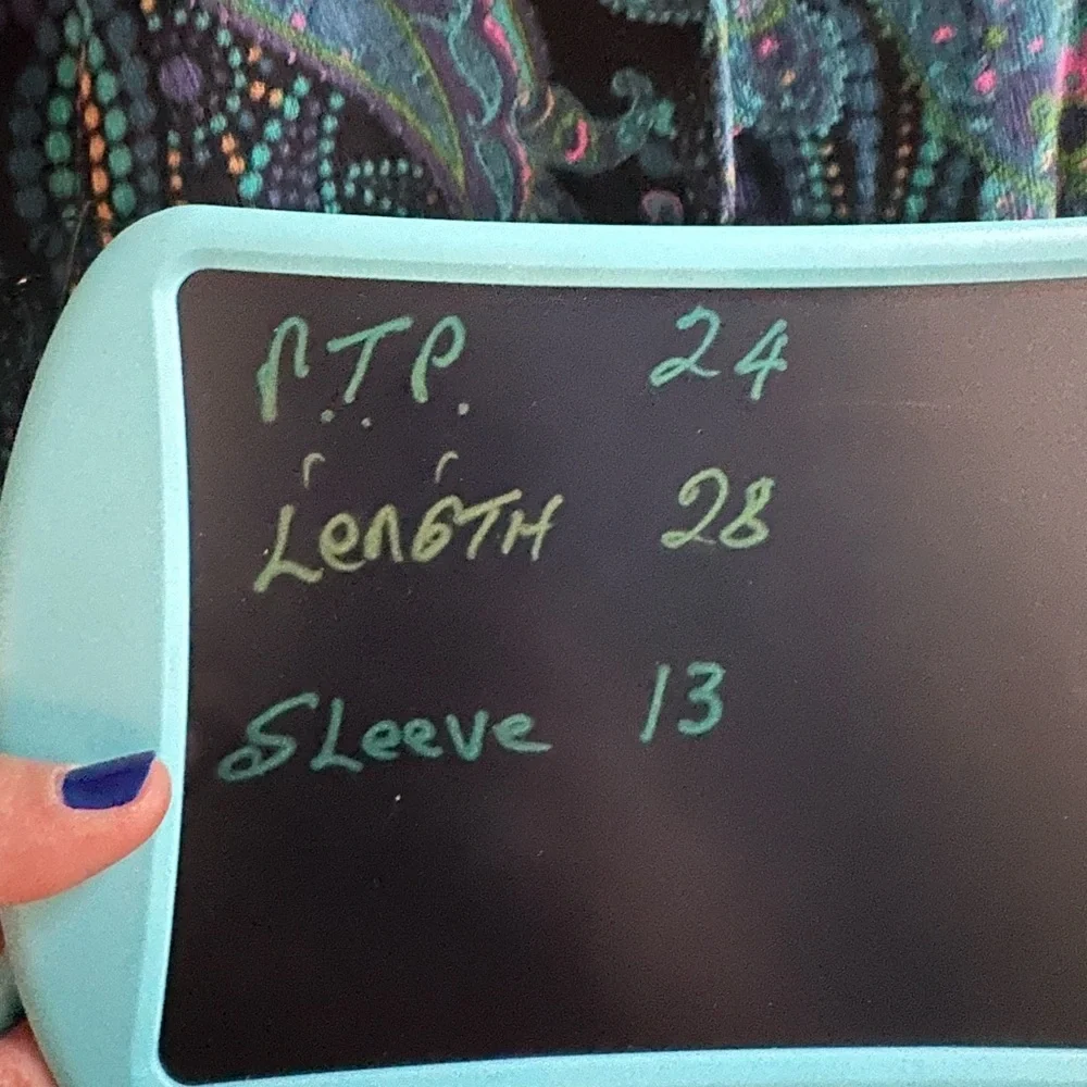 Vintage Paisley Goodness Button Down Shirt With Pockets Ptp 24–25” - Picture 11 of 12